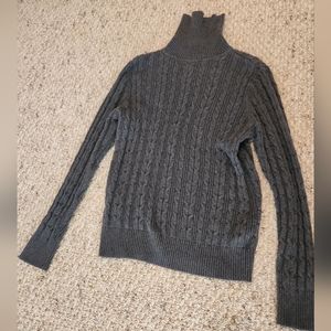 St. John's Bay Charcoal Turtleneck Sweater size L